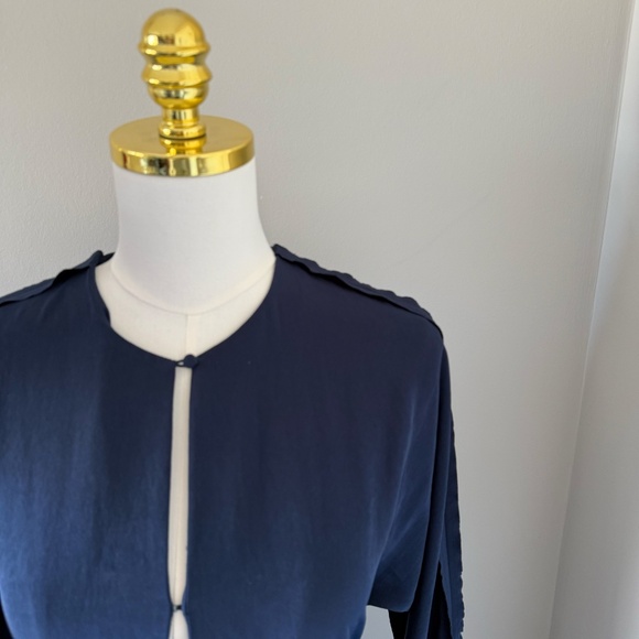 Sachin + Babi Evening Gown in Navy Blue, Sz 6 - Picture 3 of 13